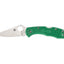 Spyderco Delica 4 C11FPGR lama VG-10 piatta 7,3 cm, manico FRN verde, totale 18,1 cm