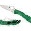 Spyderco Delica 4 C11FPGR 68 gr, Back Lock, clip 4 posizioni, Made in Japan