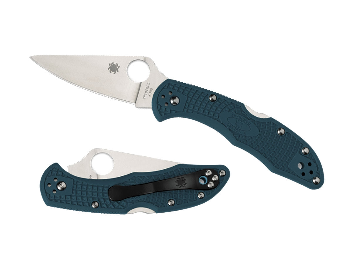 Spyderco Delica 4 C11FPK390 Back Lock, clip 4 posizioni, Made in Japan