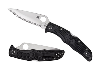 Spyderco Endura 4 C10SBK 103 gr, Back Lock, clip 4 posizioni, Made in Japan