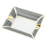 Posacenere Siglo Opulent Gold fine bone china decorazioni dorate motivi geometrici