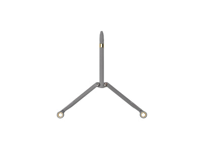 Spyderco BaliYo penna grigia forma balisong cartuccia MBS-26 scrive sott'acqua 29 gr Made in USA