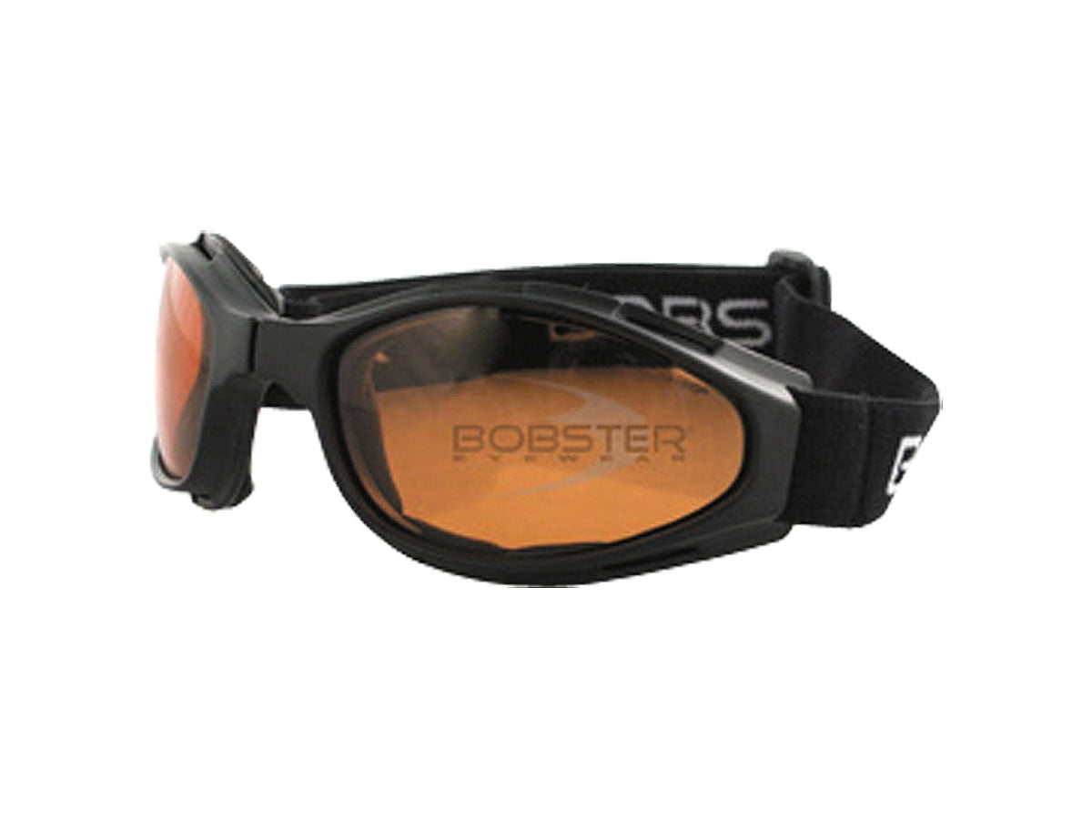 Bobster Crossfire BCR003 grilamid TR90 lenti ambra antinebbia 135mm