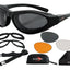 Bobster Raptor II BRA201 occhiali grilamid TR90 3 lenti intercambiabili smoked ambra
