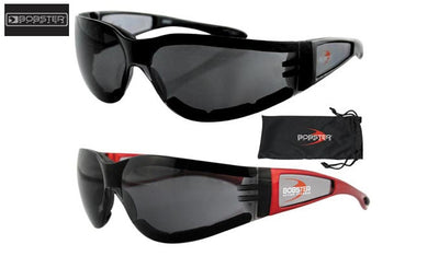 Bobster Shield II ESH221 rosso lenti smoked policarbonato 133mm custodia