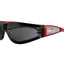 Bobster Shield II ESH221 rosso lenti smoked policarbonato 133mm custodia