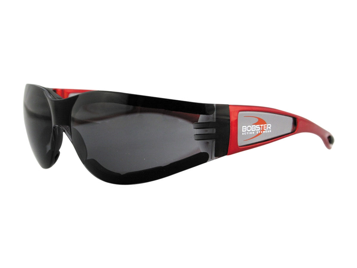 Bobster Shield II ESH221 rosso lenti smoked policarbonato 133mm custodia