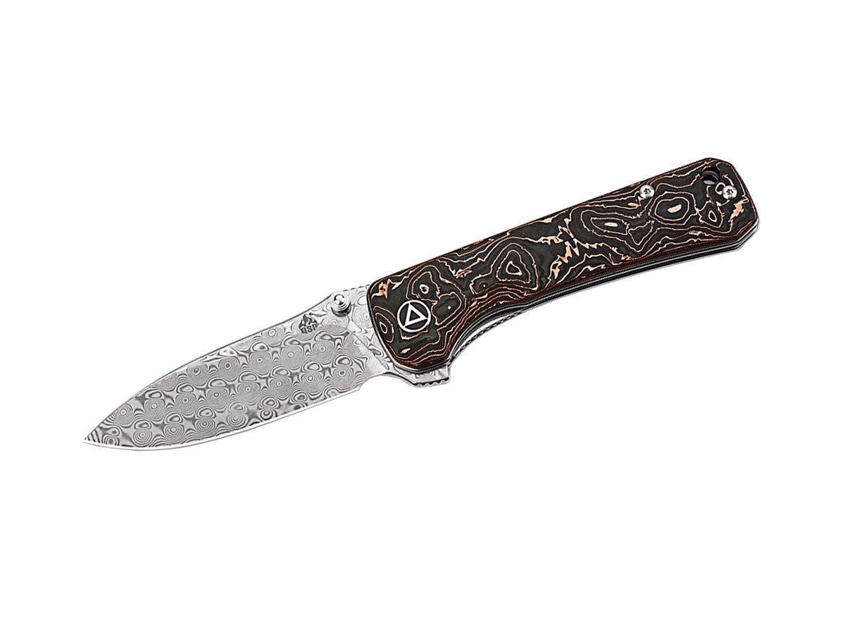 Qsp Hawk Damascus Carbon Fiber QS131-S Copper Foil