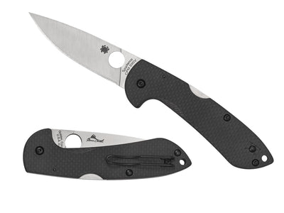 Spyderco Siren C247CFP lama CPM S90V fibra carbonio Back Lock Lance Clinton - dettaglio lama