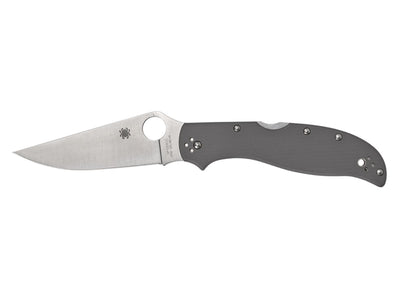 Spyderco Stretch 2 XL C258GPGYCW guancette G-10 grigie, lama CPM CRU-WEAR acciaio utensili, fodere scheletrate