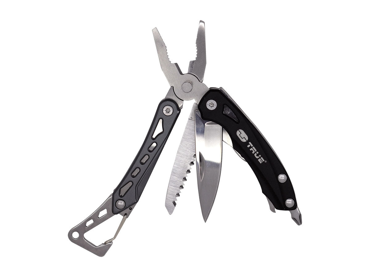 True Utility SEVEN multi-tool 6 funzioni portachiavi 420 stainless steel