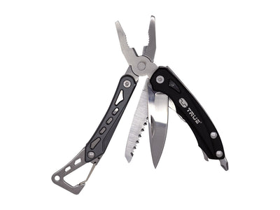 True Utility SEVEN multi-tool 6 funzioni portachiavi 420 stainless steel