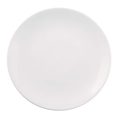 Gural Eo Piatto Piano in Porcellana Bianca Ø 30 cm 6 Pezzi