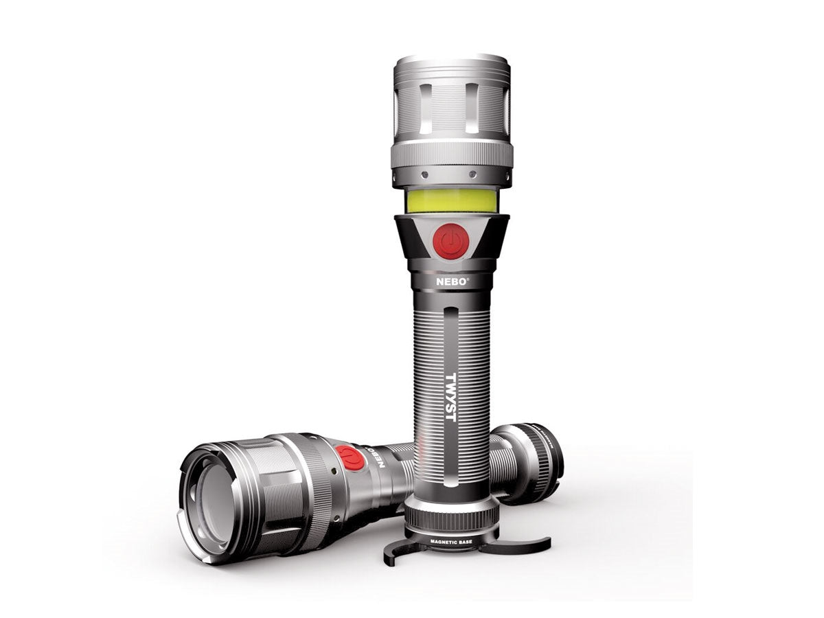 NEBO TWYST NE6296 - posizione torcia LED frontale attivo