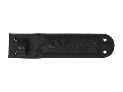 Ontario RAT-3 Gobar 8660 - dettaglio lama scalpello e manico Micarta 19,8 cm 168 gr