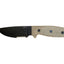 Ontario OKC RAT-3 Serrated 8666 lama seghettata 1075 Carbon 9,8 cm manico Micarta fodero Nylon MOLLE