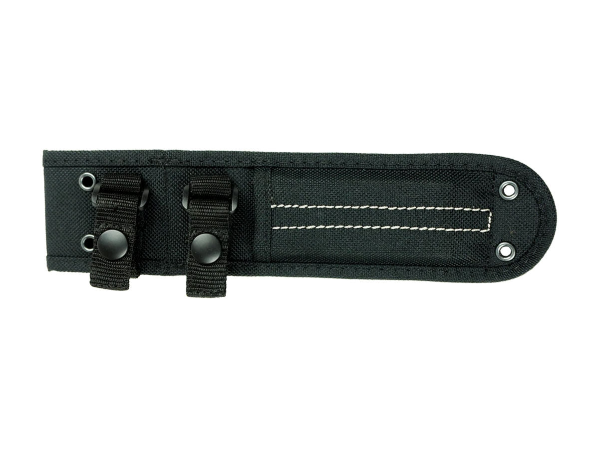 Ontario RAT-3 Serrated 8666 - dettaglio lama seghettata e manico Micarta 147 gr