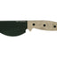 Ontario OKC RAT-3 Skinner 8661 lama 1075 Carbon 9,5 cm manico Micarta fodero cuoio 208 gr