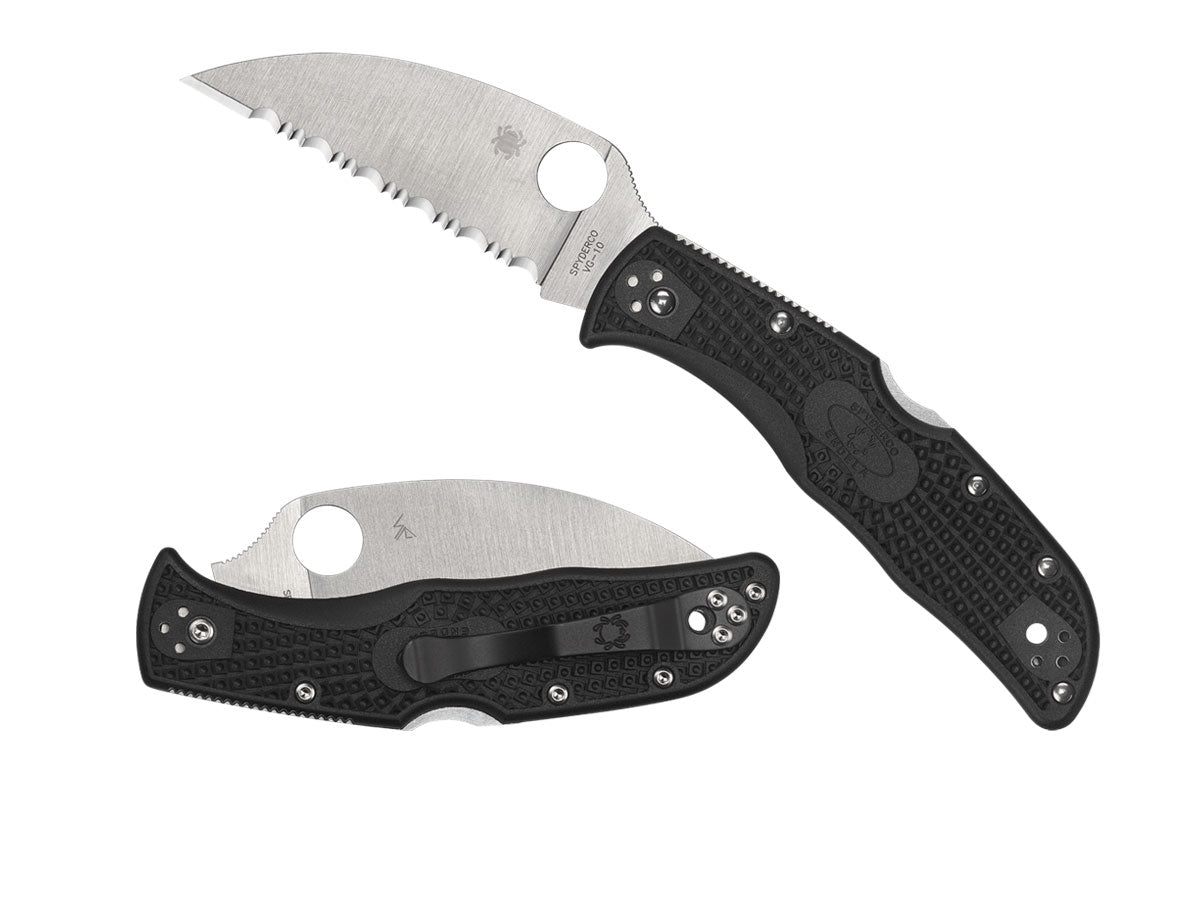 Spyderco Endela C243FSWCBK Back Lock, clip 4 posizioni, Made in Japan