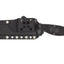 Spyderco Enuff 2 FB31PBK2 dettaglio lama fissa e manico FRN texture bidirezionale