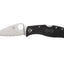 Spyderco LeafJumper C262SBK manico FRN nero, lama seghettata, fodere acciaio scheletrate