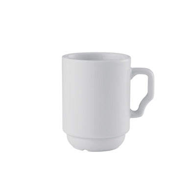 Gural Venus Tazza Mug Impilabile in Porcellana 25 cl 12 Pezzi