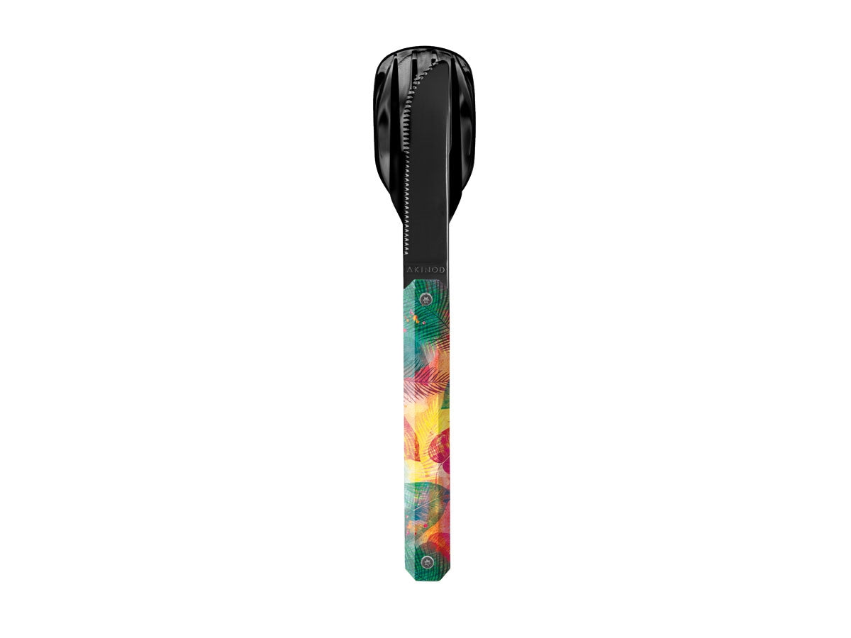 Akinod Magnetic Straight Cutlery 12H34 Black Mirror Sunset