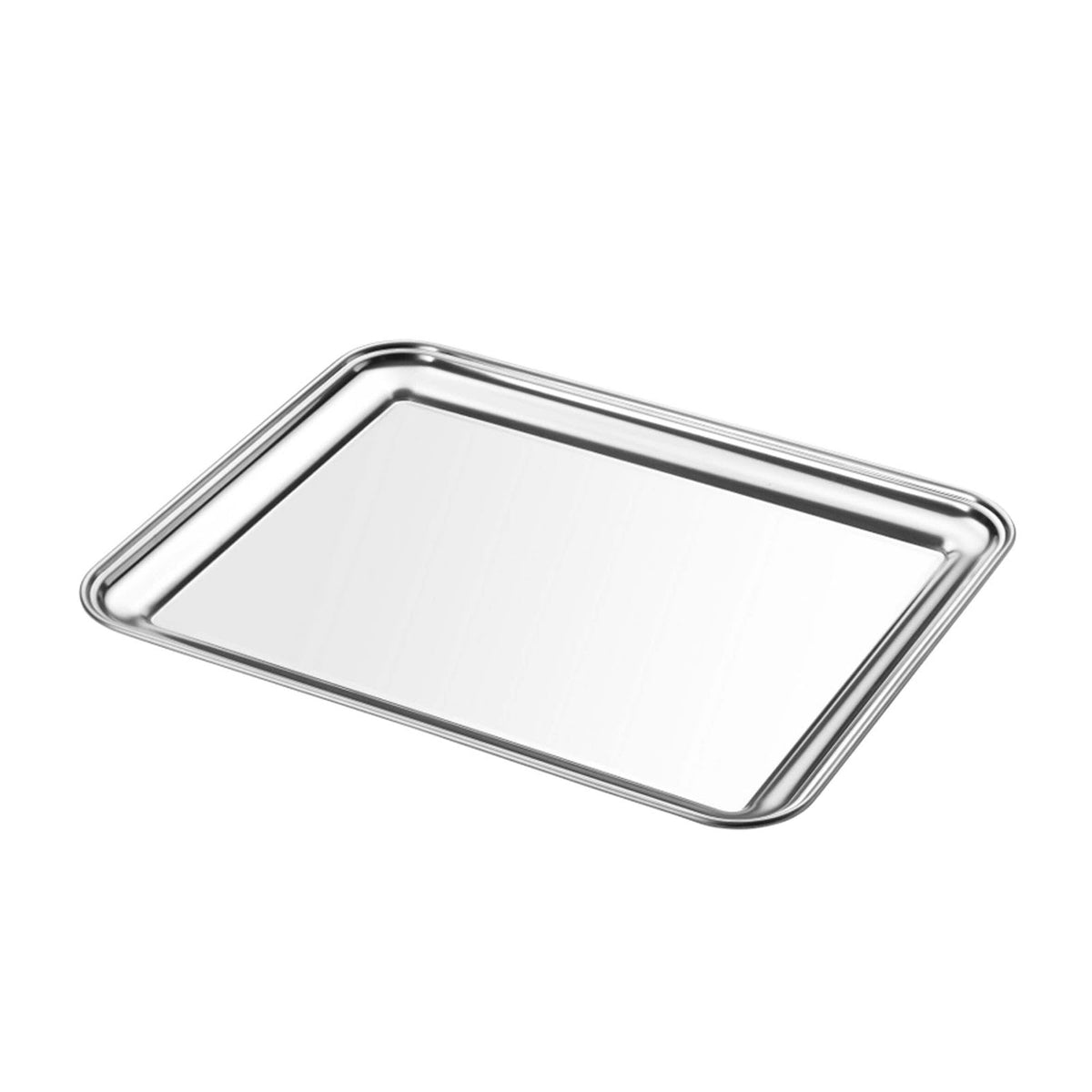 Pinti Tender Vassoio Rettangolare Acciaio Inox cm 44,5x36,5