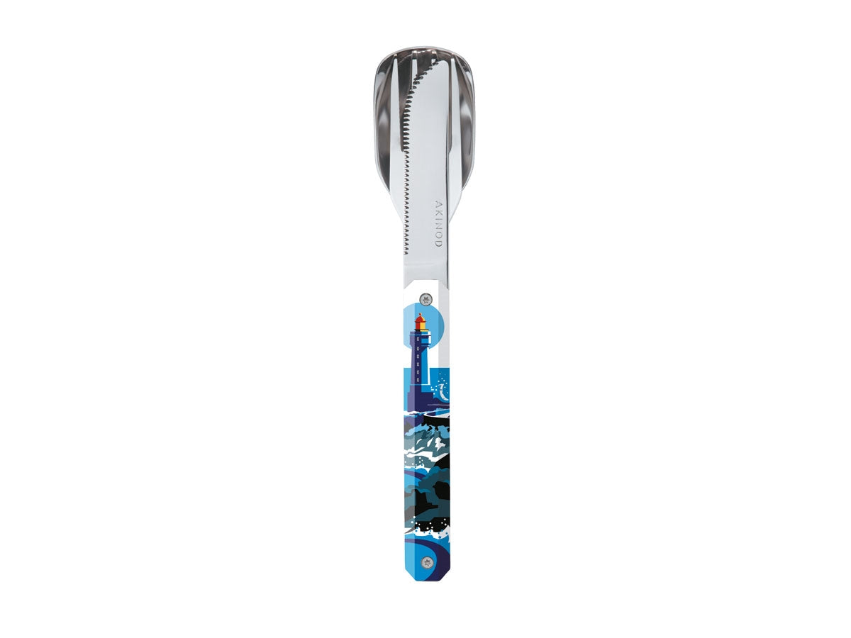 Akinod Magnetic Straight Cutlery 12H34 Mirror Bretagne
