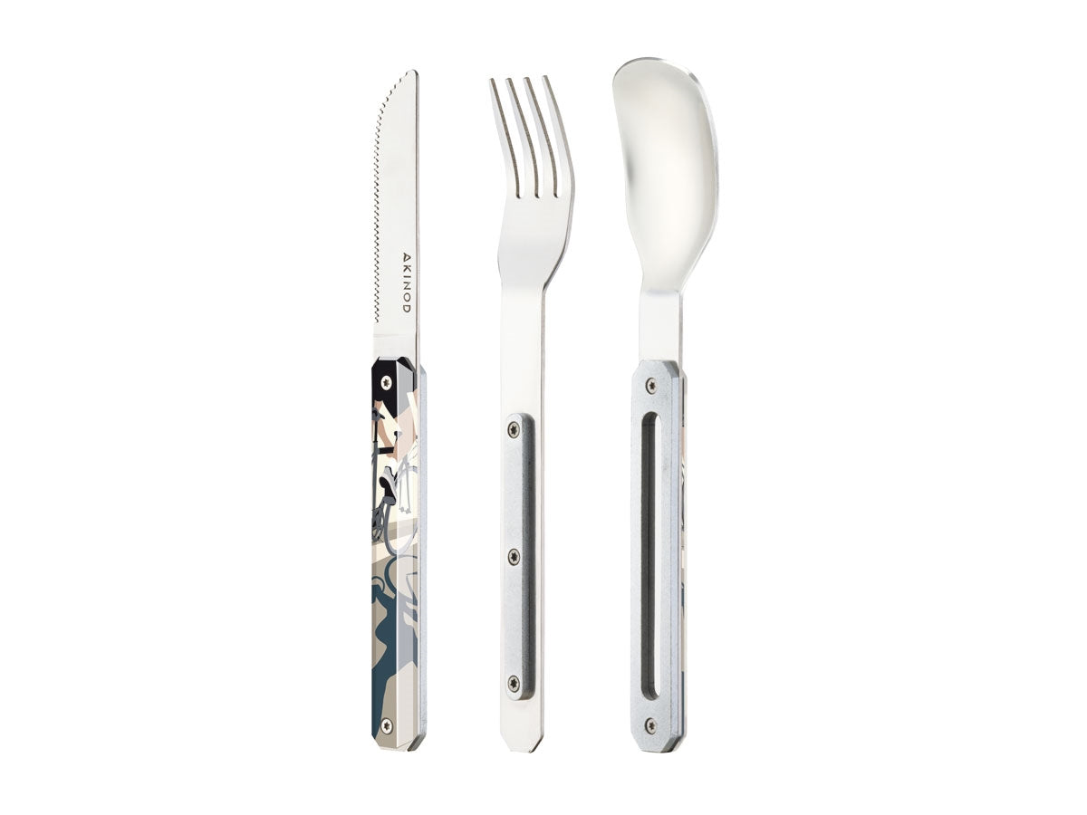 Akinod Magnetic Straight Cutlery 12H34 Mirror Cyclisme - foto 2
