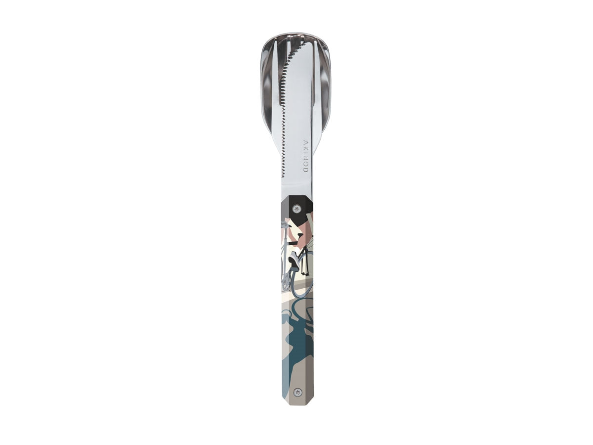 Akinod Magnetic Straight Cutlery 12H34 Mirror Cyclisme
