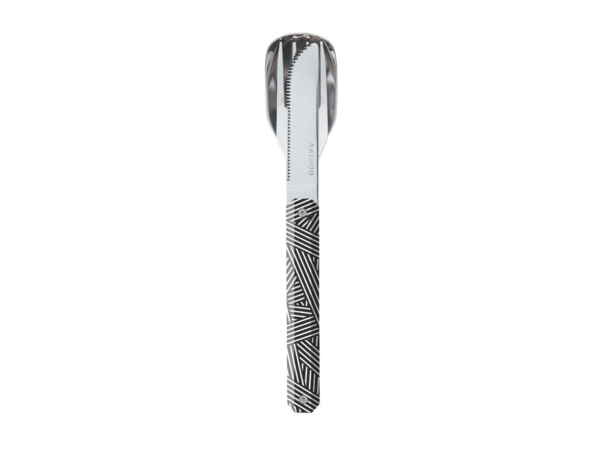 Akinod Magnetic Straight Cutlery 12H34 Mirror Diagonales