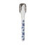 Akinod Magnetic Straight Cutlery 12H34 Mirror Fleur Bleue