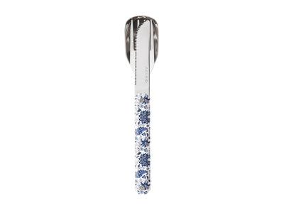 Akinod Magnetic Straight Cutlery 12H34 Mirror Fleur Bleue