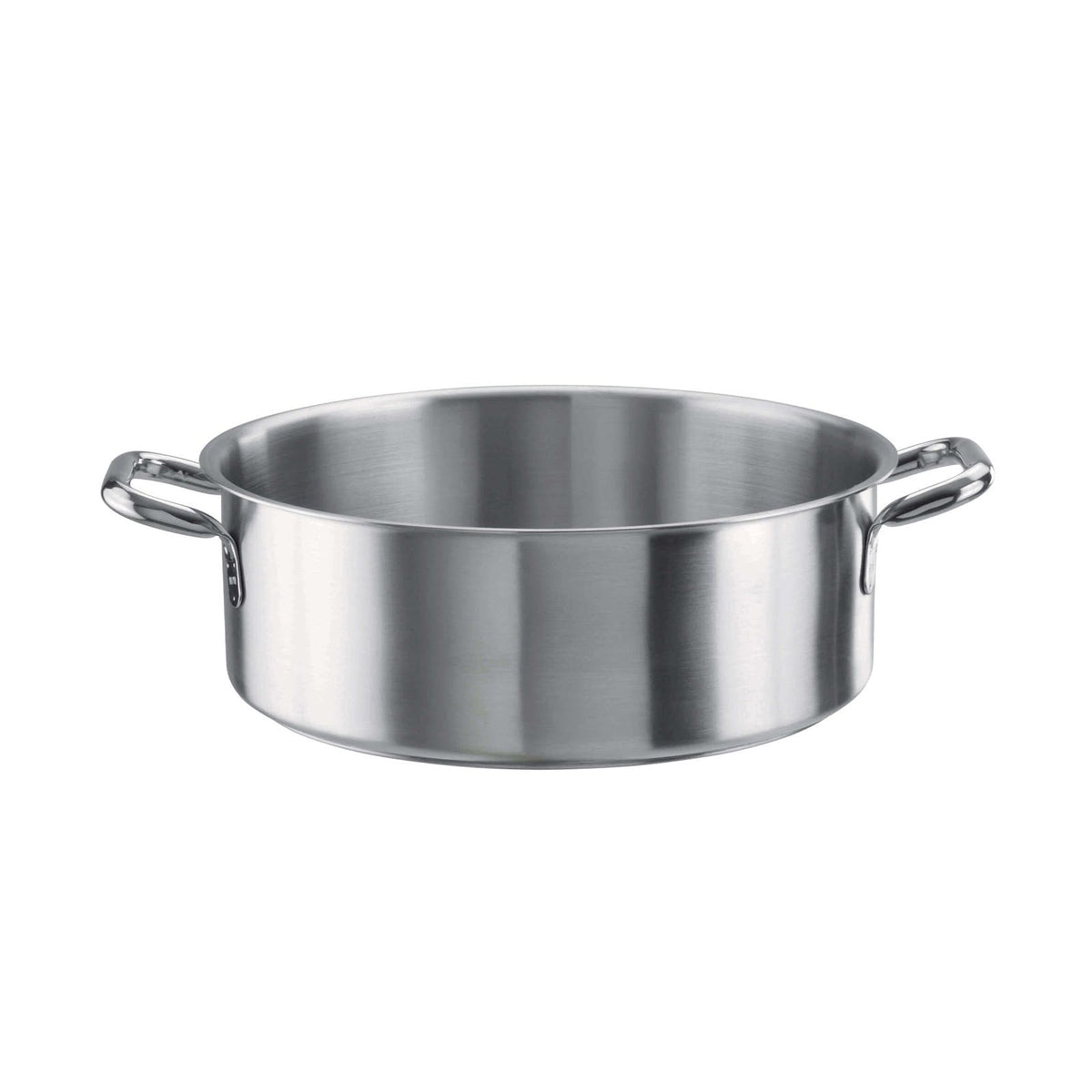 Pinti Tender Casseruola Mezza Fonda 2 Manici Acciaio Inox Ø 28 cm 5,75 Litri