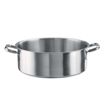 Pinti Tender Casseruola Mezza Fonda 2 Manici Acciaio Inox Ø 45 cm 24,4 Litri