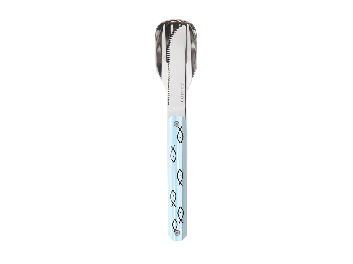 Akinod Magnetic Straight Cutlery 12H34 Mirror Friture