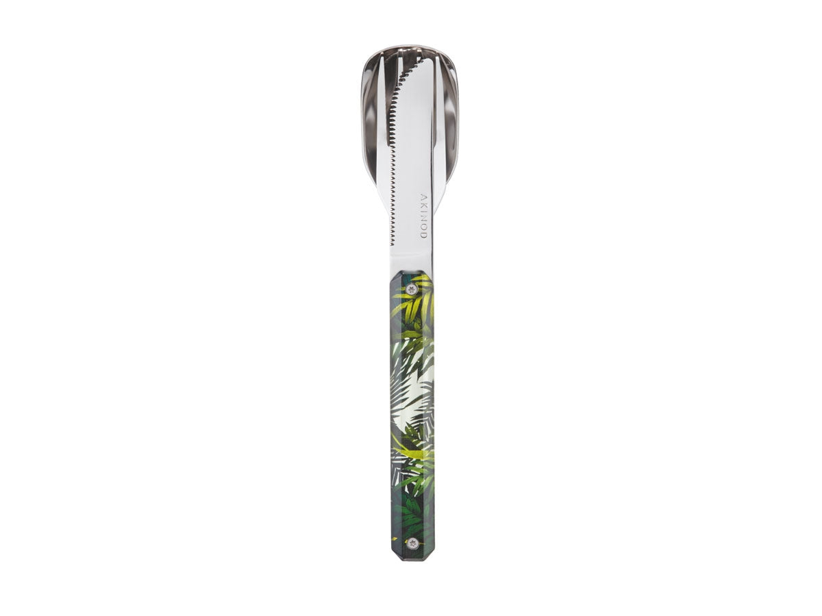 Akinod Magnetic Straight Cutlery 12H34 Mirror Jungle