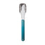Akinod Magnetic Straight Cutlery 12H34 Mirror Mosaique Bleue