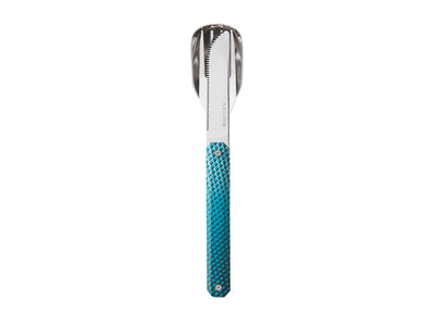 Akinod Magnetic Straight Cutlery 12H34 Mirror Mosaique Bleue