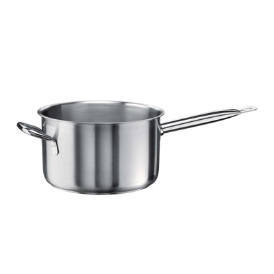 Pinti Tender Casseruola Fonda con Manico e Maniglia Acciaio Inox Induzione 24 cm 6,25 L