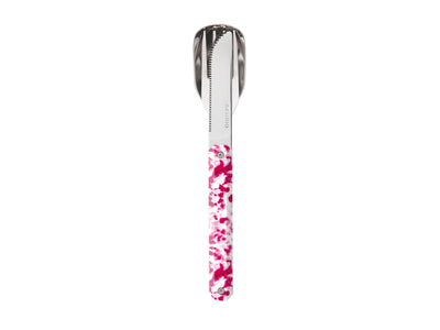Akinod Magnetic Straight Cutlery 12H34 Mirror Tie & Dye Rose