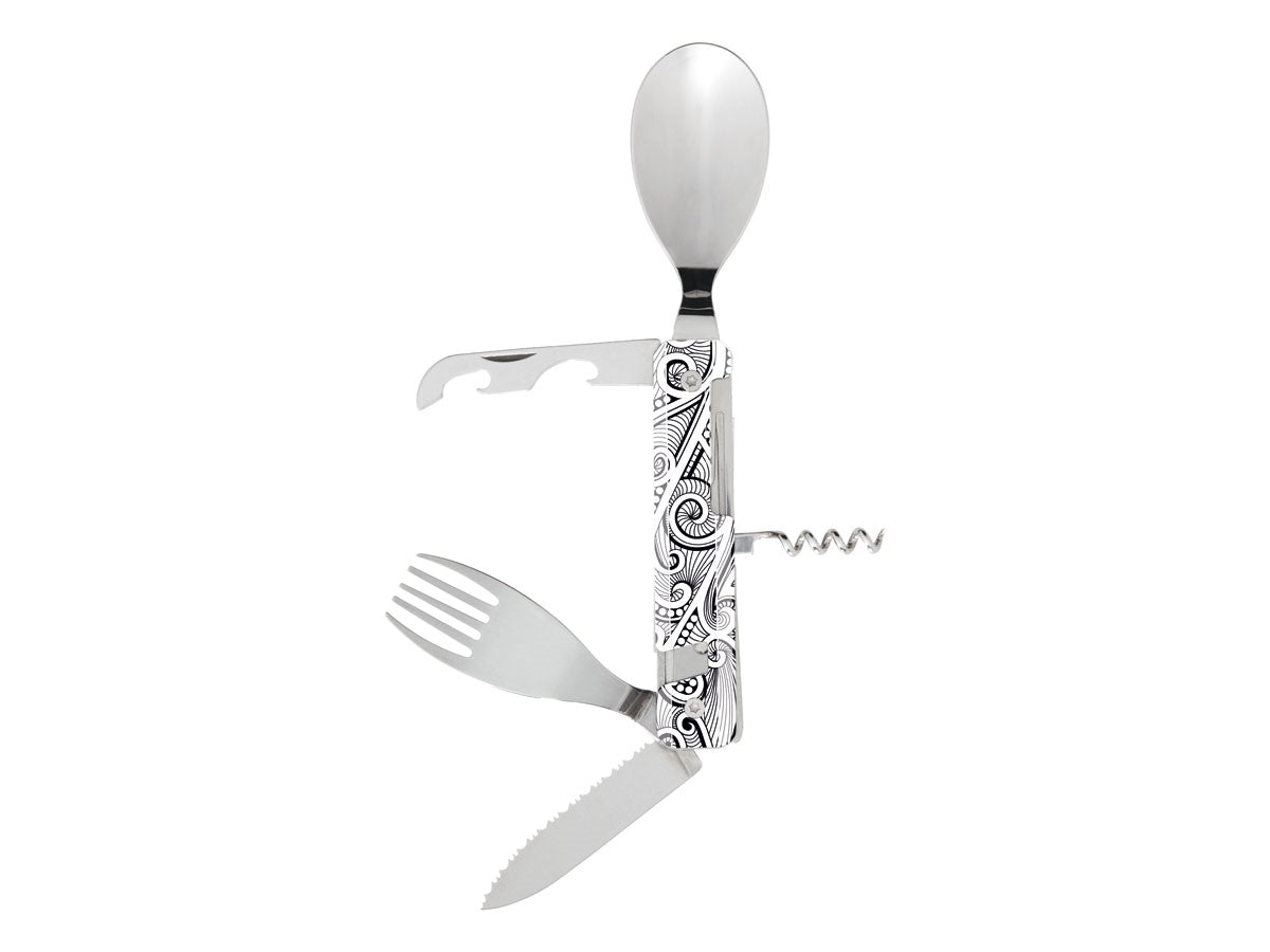 Akinod Multifunction Cutlery 13H25 Mirror Arabesques - foto 2
