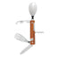 Akinod Multifunction Cutlery 13H25 Mirror Bois Corail - foto 2