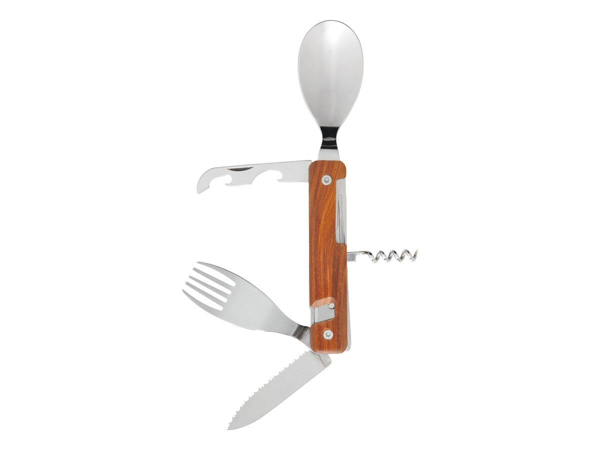 Akinod Multifunction Cutlery 13H25 Mirror Bois Corail - foto 2