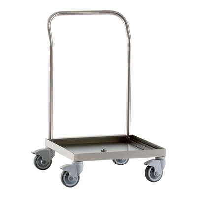 Gi.Metal Carrello Portaceste per Lavastoviglie Inox 51x51 H 96 cm
