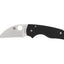 Spyderco Lil' Native C230GPWC lama Wharncliffe CPM S30V dorso dritto flat grind satin, G-10 nere