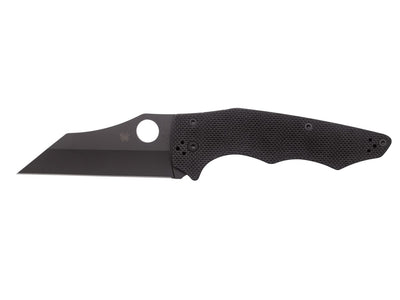 Spyderco Yojumbo C253GPBBK lama Wharncliffe CPM S30V con rivestimento DLC, manico G-10 nero