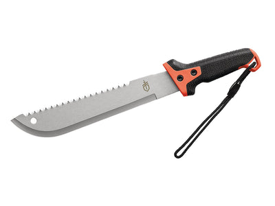 Gerber Compact Clearpath Machete in acciaio inox con Gator Grip, lama doppia faccia