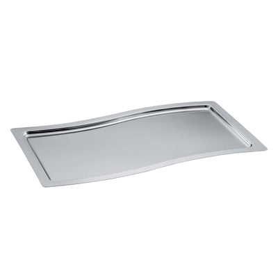 Vassoio Portata in Acciaio Inox GN 1/1 53x32,5 cm